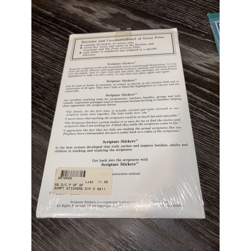 Scripture Stickers Lot Of 2 - Picture 3 of 6
